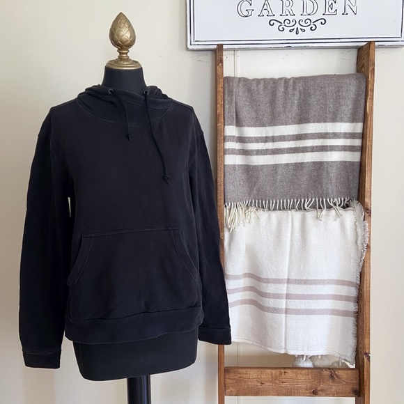 adidas Tops - Adidas Long Sleeve Pullover Hoodie Sweatshirt Black Size Medium